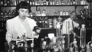 Researchers reviewing data together